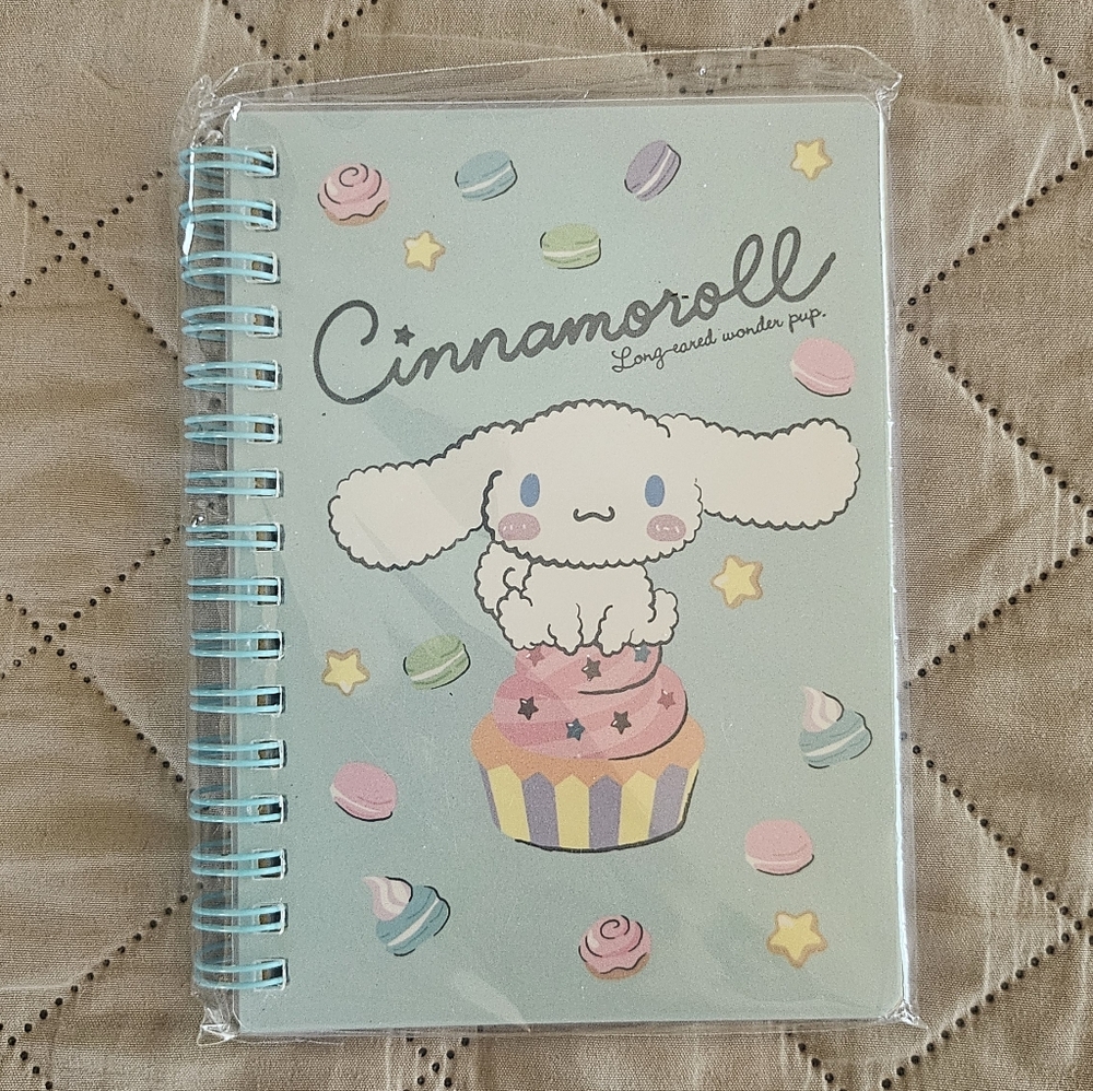 New Cinnamoroll spiral notebook, Journaling, stationary,  hello kitty, sanrio